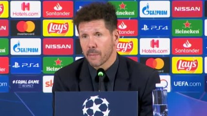 Simeone: "Necesitamos mejorar...estamos siendo menos contundentes"