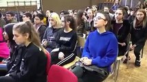 Conte incontra studenti del Liceo Darwin di Roma (26.11.19)