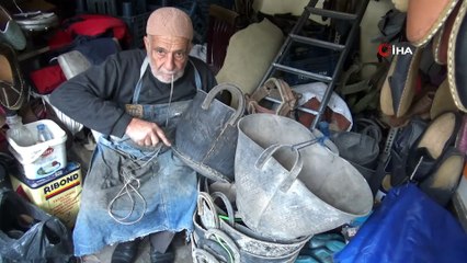 Her türlü taşıma işinden kullanılan 'zembil' yapımı teknolojiye yenik düştü