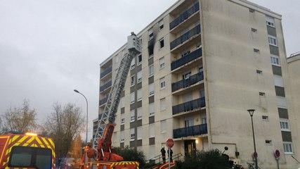 Incendie dans le quartier du Pré