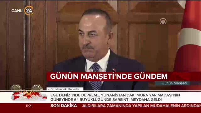#SONDAKİKA Çavuşoğlu konuşuyor