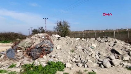 hafriyat tepeleri oluştu... kaçak hafriyat dökümünde gps tartışması