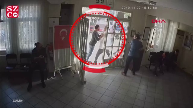 Sağlık raporu vermeyen doktora kafa attı