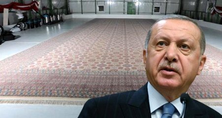 Fabrikadaki işçiler, Erdoğan'ın tanıttığı halıyı 9 ay 24 saat çalışarak dokudu