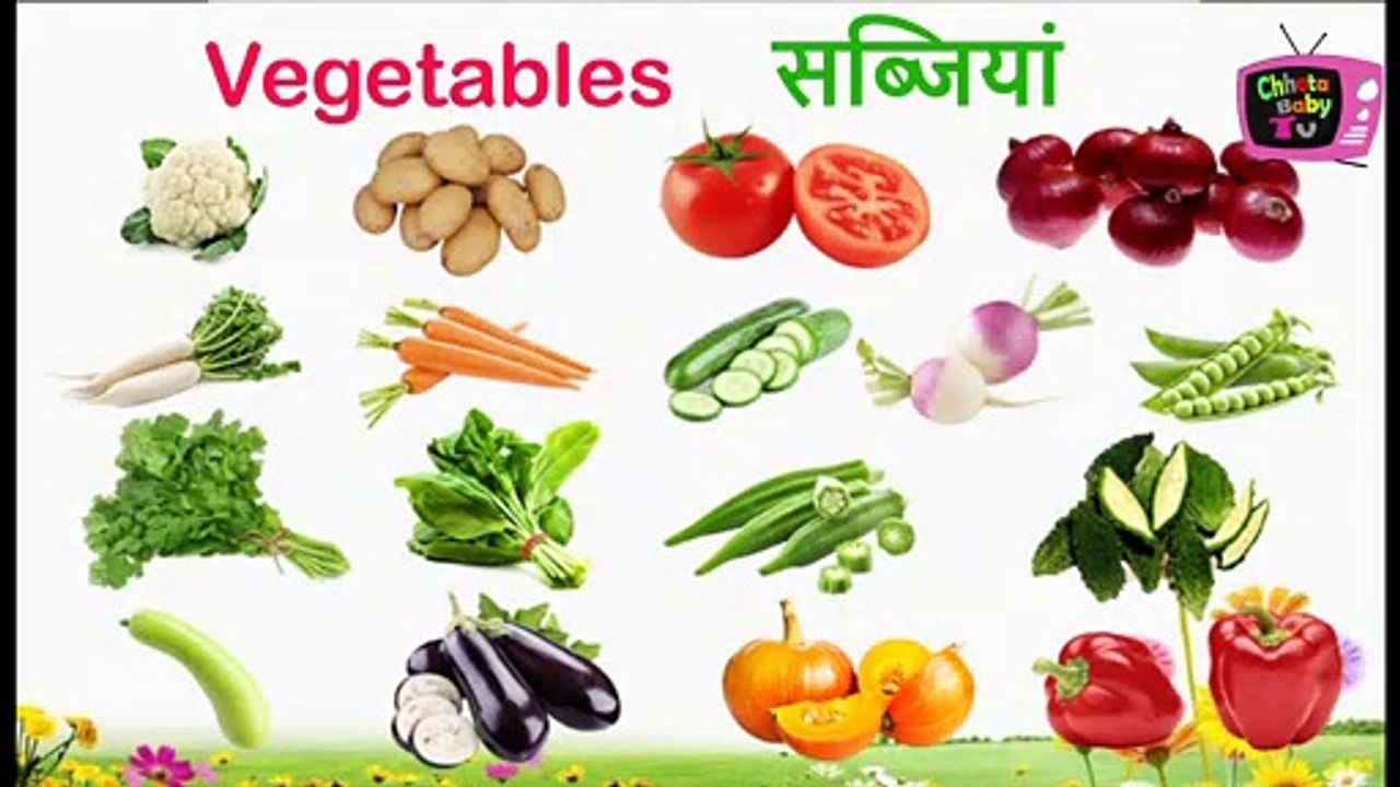 सब्जियों को अंग्रेजी में जानें | Learn vegetables names for kids| vegetable names| vegetable songs