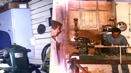 Dede mesleği tornacılığı babasının emekli olduğu köşkte devam ettiriyor (1)