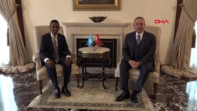 Ankara-çavuşoğlu, somali dışişleri bakanı ahmet ısse awad'ı kabul etti