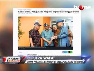 Kabar Duka, Pengusaha Properti Ciputra Meninggal Dunia
