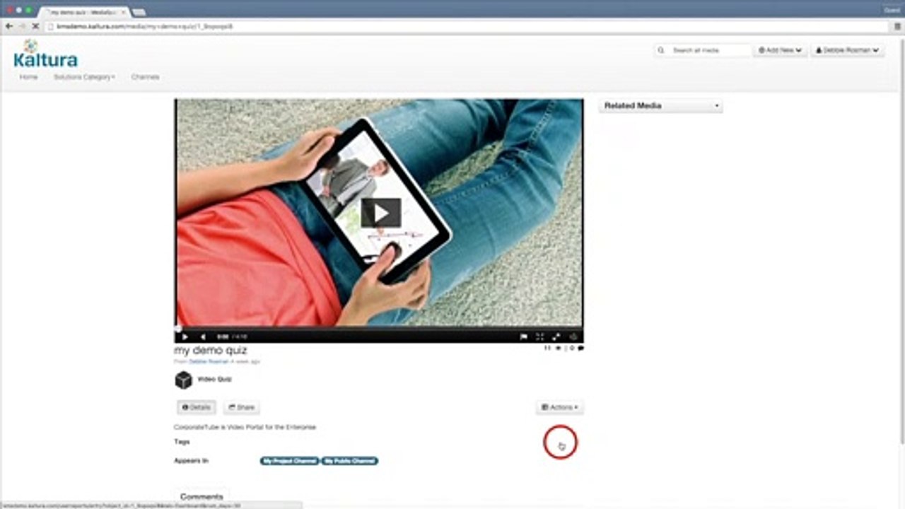 Interactive Video Quiz - Reports