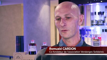 Romuald Cardon , de l'association "Vendanges Solidaires"