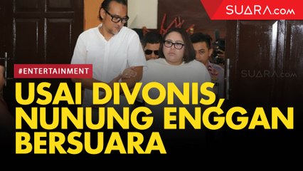 Usai Dengar Vonis, Nunung Enggan Bersuara dan Terus Menunduk