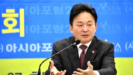 원희룡 "文 대통령 고집 세...남자 박근혜 느낌" / YTN
