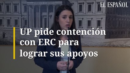 UP pide contención con ERC para lograr sus apoyos