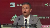 Luis Enrique: «Robert Moreno ha sido desleal y no quiero a nadie así en mi staff»