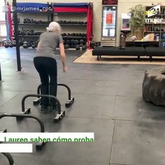 Con más de 70 años Lauren Bruzzone nos inspira con su rutina de CrossFit