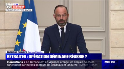 Édouard Philippe: "J'ai entendu les attentes très fortes" de plusieurs syndicats