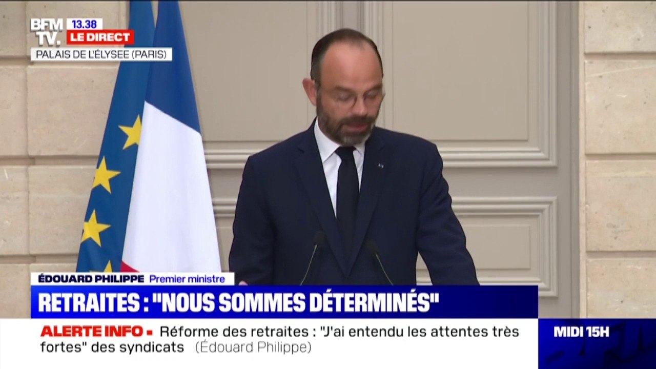 Édouard Philippe annonce que le gouvernement "mettra un terme aux régimes spéciaux" des retraites