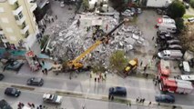 - Arnavutluk’ta deprem bölgesi havadan görüntülendi- Otel enkazında kalan 1 kişiyi kurtarma çalışmaları sürüyor