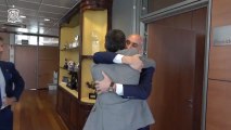 Luis Enrique se reencuentra con Luis Rubiales