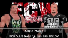 ECW Barely Legal Mod Matches Rob Van Dam vs Bam Bam Bigelow