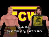 ECW Barely Legal Mod Matches Shane Douglas vs Cactus Jack