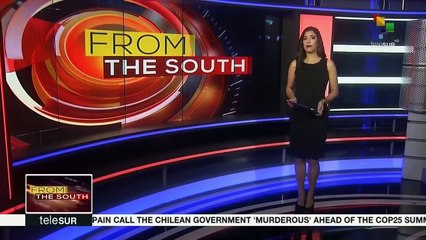 FtS:Protesters Condemn Chilean Govt as its Delegation Arrives in Spain