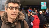 University staff strikes in Sheffield