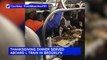 Ce groupe de passager a anticipé et célébrer la Thanksgiving dans un métro new-yorkais en direction de Canarsea.