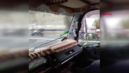 Beykoz'da kaza yapan 2 motosikletli polis yaralandı