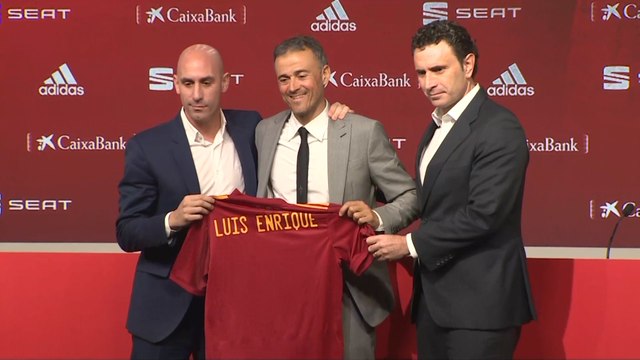 Luis Enrique ha sido presentado como nuevo seleccionador