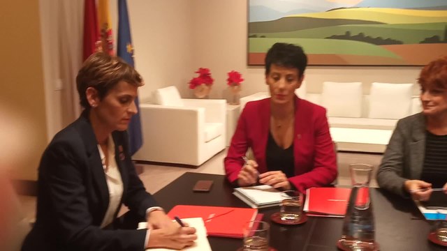 Chivite se reúne con EH Bildu sobre Presupuestos