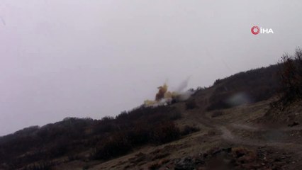 Bingöl’de ele geçirilen 450 kilo Amonyum Nitrat  böyle imha edildi