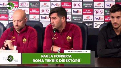 Fonseca: "Cengiz Ünder ve Mert Çetin bizim için önemli oyuncular"