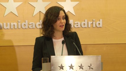 Ayuso homenajea a las víctimas del conflicto armado en Colombia