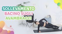 Sollevamento bacino sugli avambracci - Vivere più Sani