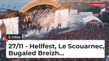 Hellfest, Le Scouarnec, Bugaled Breizh… Cinq infos bretonnes du 27 novembre