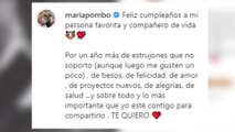 María Pombo felicita el cumpleaños a Pablo Castellano