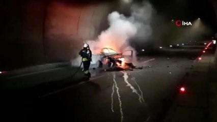 Cankurtaran tünelinde kaza: 1 ölü 2 yaralı