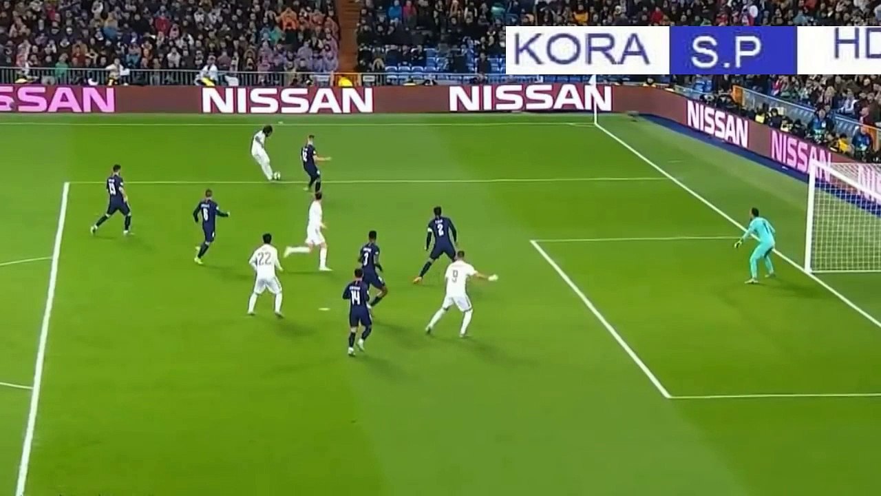 أهداف مباراة ريال مدريد وباريس سان جيرمان 2-2 مباراة قوية