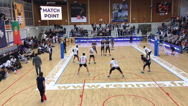 Challenge Cup : le Rennes Volley bat Fonte Bastardo (3-1) et se qualifie en 16es de finale