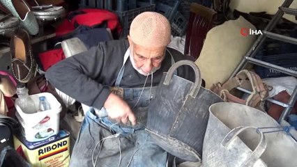 Her türlü taşıma işinden kullanılan "zembil" yapımı teknolojiye yenik düştü