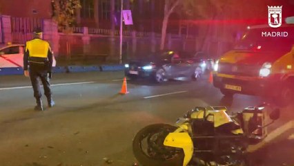 Muere un motorista tras una accidente en Joaquín Costa