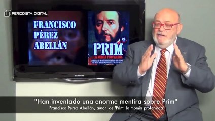 Francisco Pérez Abellán, autor de 'Prim, la momia profanada'. 12-12-2014