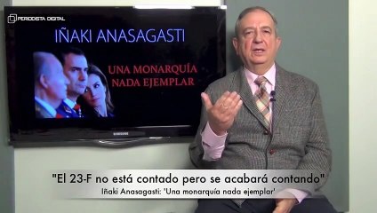 Iñaki Anasagasti, autor de 'Una monarquía nada ejemplar'. 11-12-2014