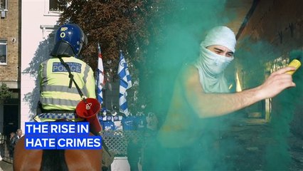 New figures show that hate crimes have gone up in England and Wales