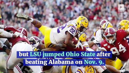 Ohio State Jumps LSU for No. 1 in Latest College Football Playoff Rankings