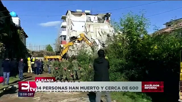 Sismo de magnitud 6,4 en Albania deja al menos 14 muertos
