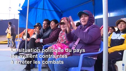 Bolivie : malgré la situation tendue, les "cholitas luchadoras" de retour sur le ring