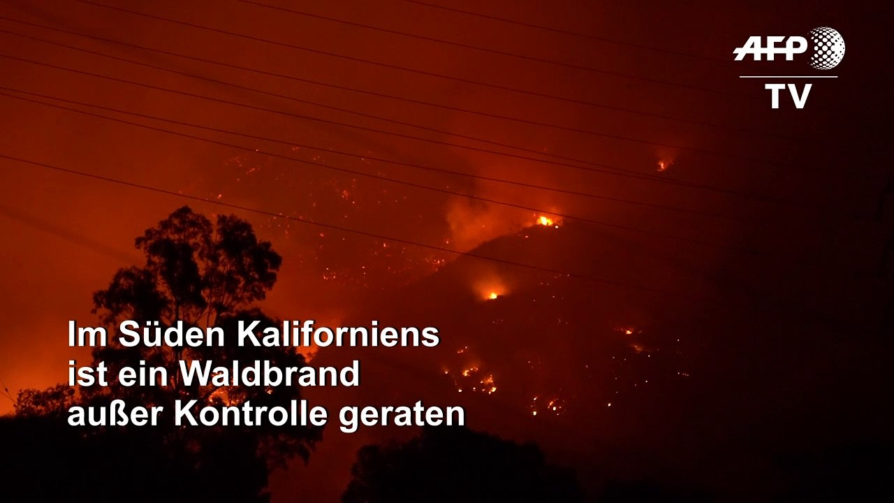 Waldbrand in Kalifornien außer Kontrolle