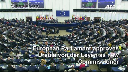 EU chief wins over MEPs with vow to build green superpower